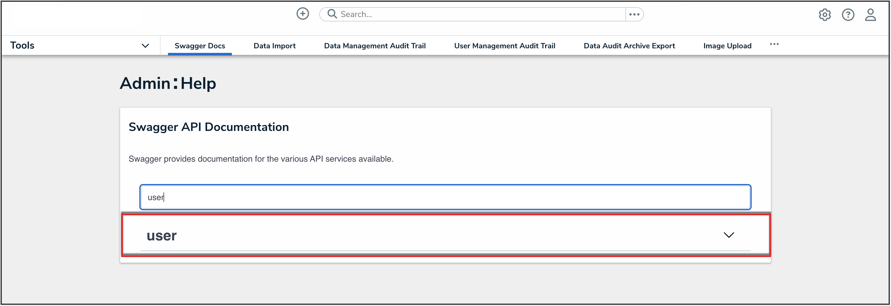 User API Topic